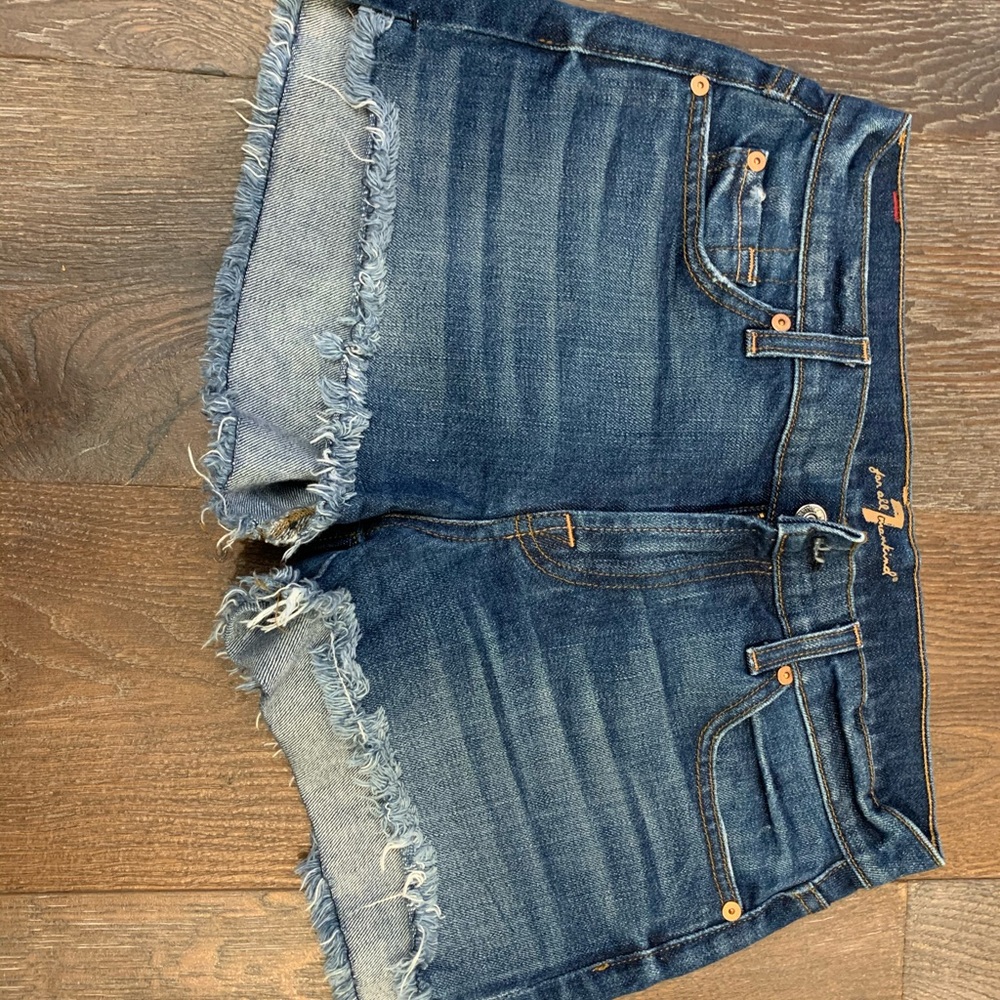 Denim shorts